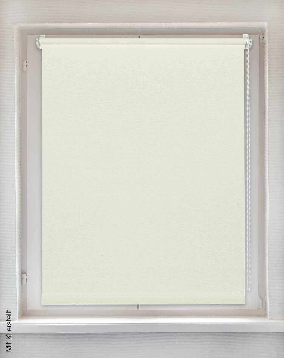 Sensation Klemmrollo Champion creme B/L: ca. 45x150 cm