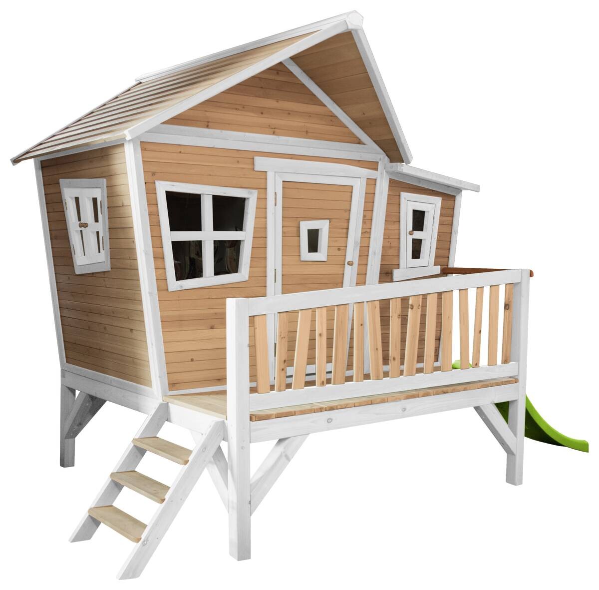 AXI Spielhaus Emma braun B/H/L: ca. 349x227x193 cm