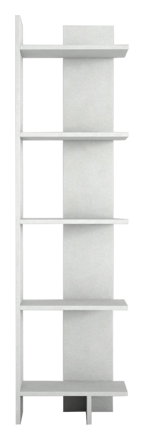 Regal Perla weiß B/H/T: ca. 48,5x170x22 cm