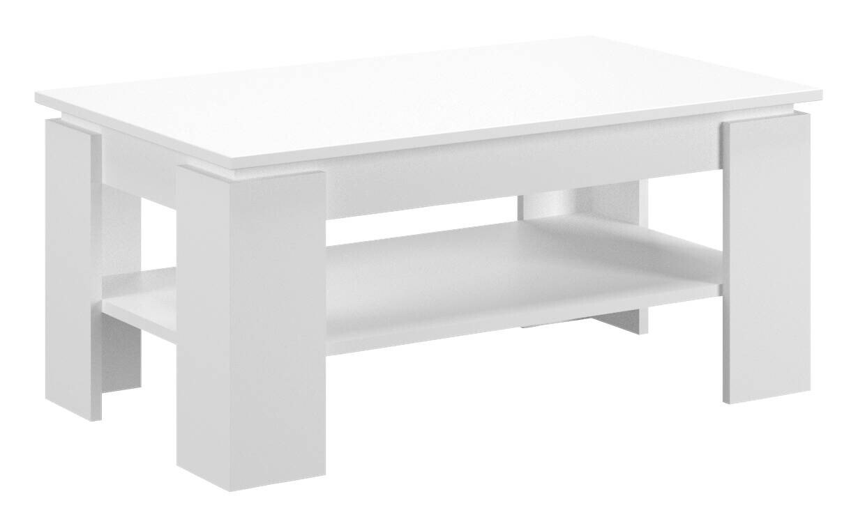 xonox.home Couchtisch Titan weiß B/H/T: ca. 100x45x60 cm