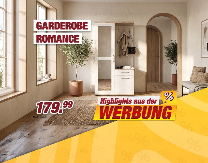 Unsere Werbe Highlights - Garderobe Romance