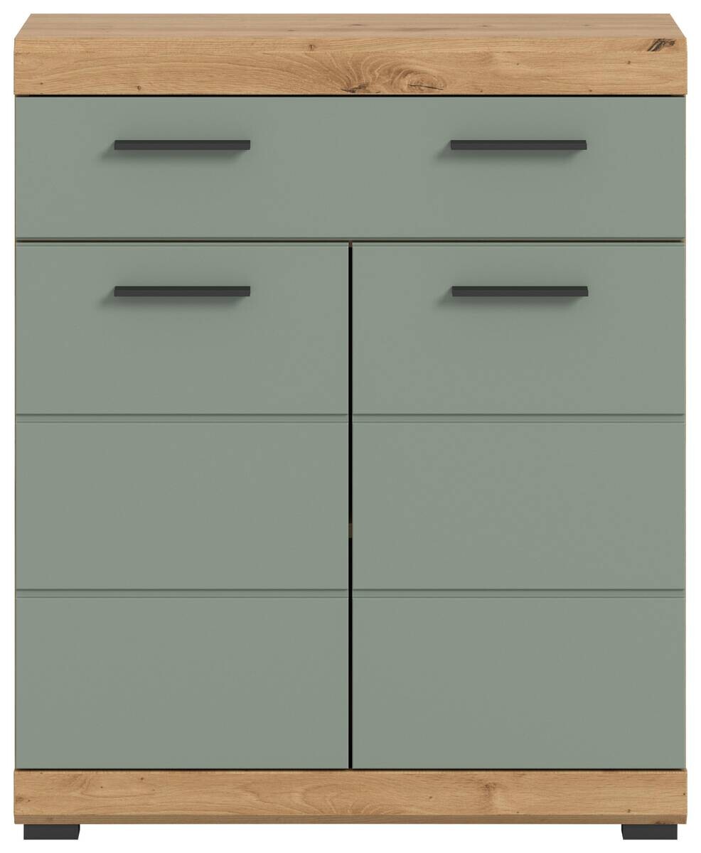 Schrank Scout Eiche Artisan Nachbildung salbei Nachbildung B/H/T: ca. 74x88x31 cm