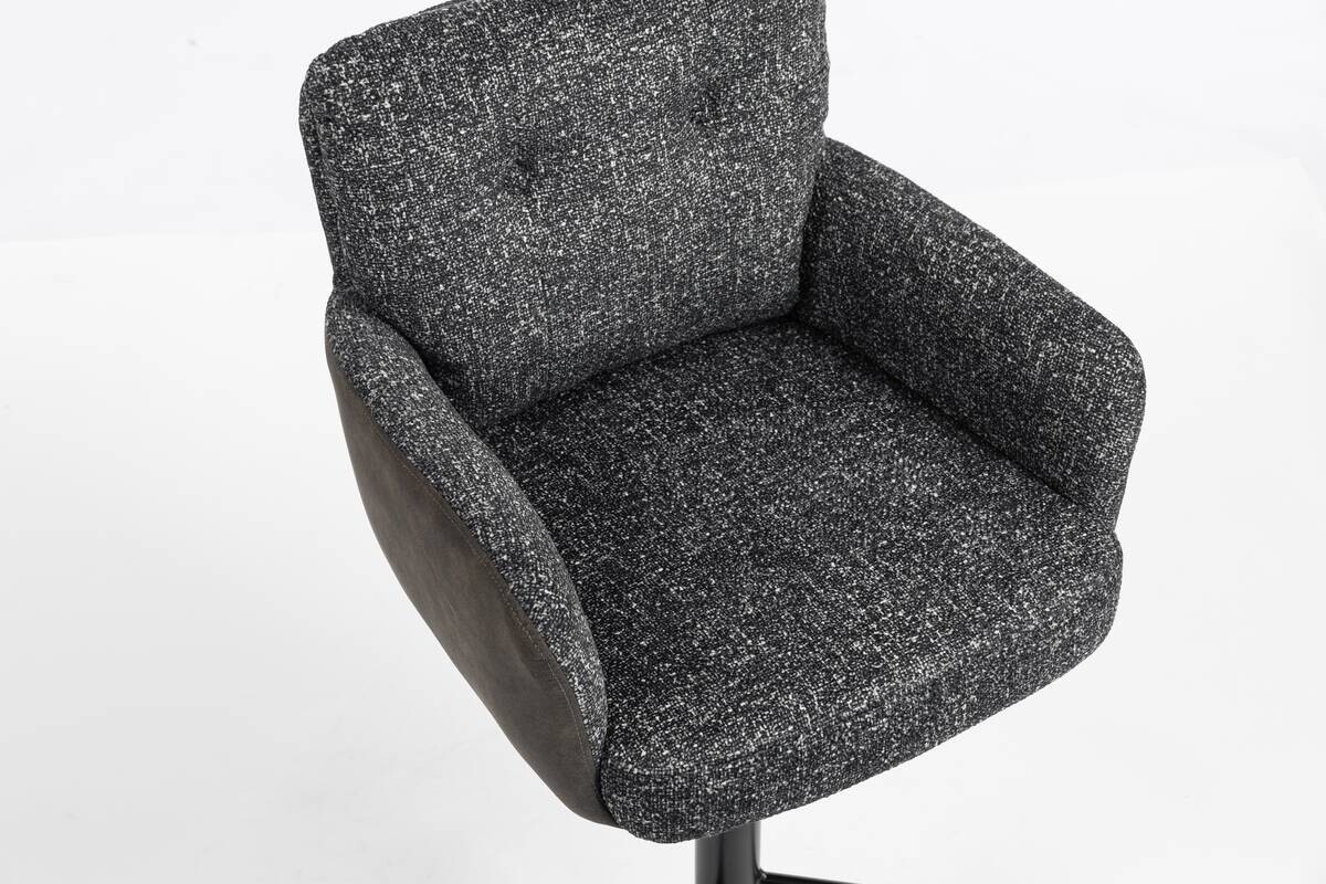 Barhocker Lecce anthrazit B/H/T: ca. 54x98x58 cm
