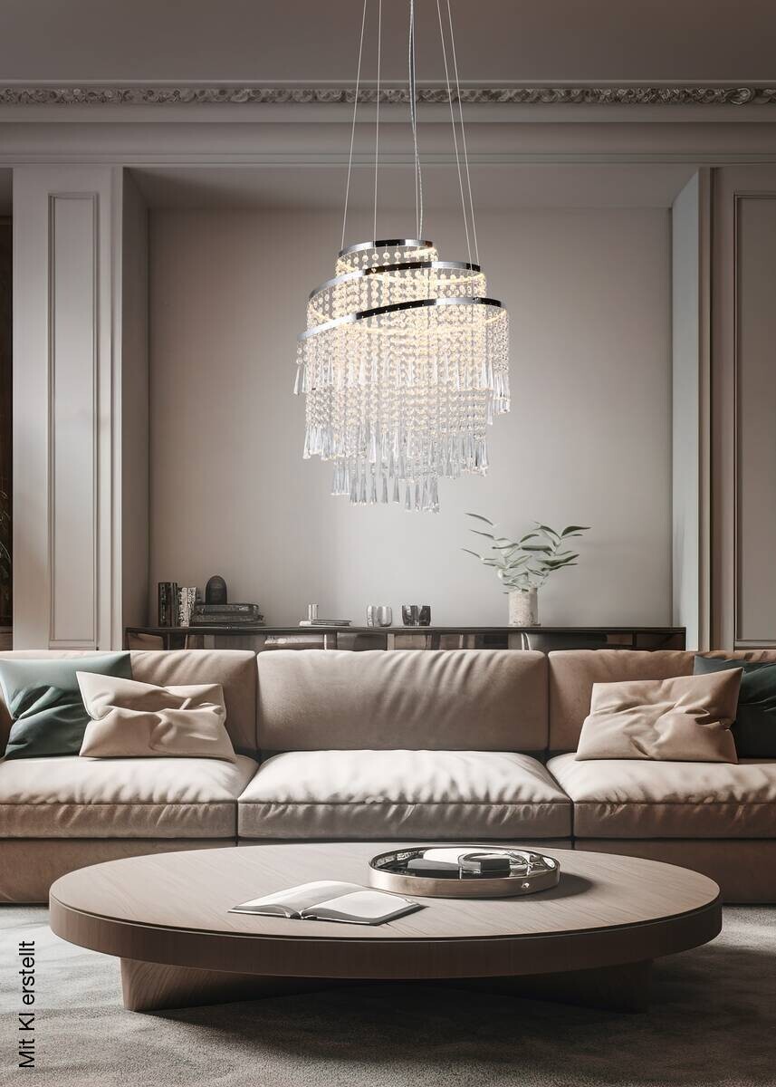 Reality LED-Pendelleuchte Pomp B/H: ca. 38x150 cm