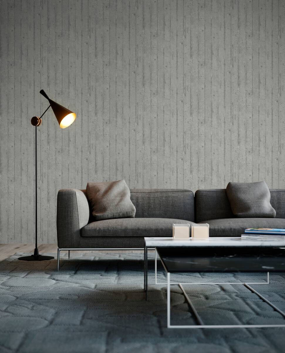 A.S.Creation Vliestapete grau B/H/D: ca. 53x1005x9 cm