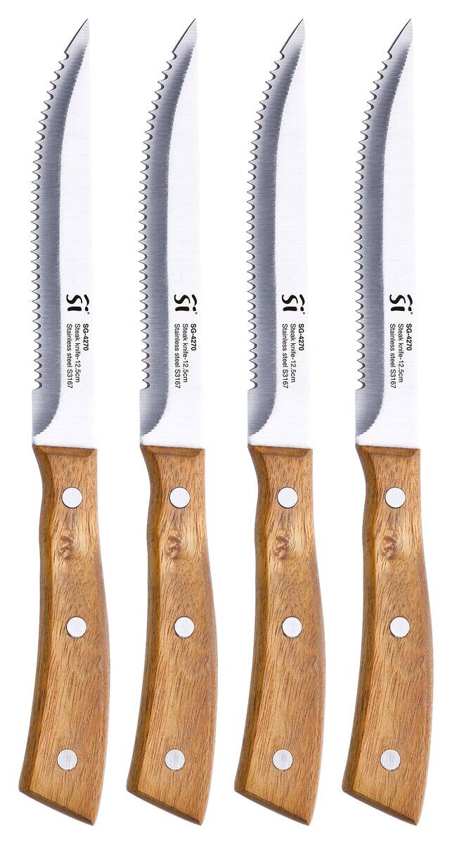 SAN IGNACIO Steakmesser COMPACT silber Edelstahl L: ca. 13 cm