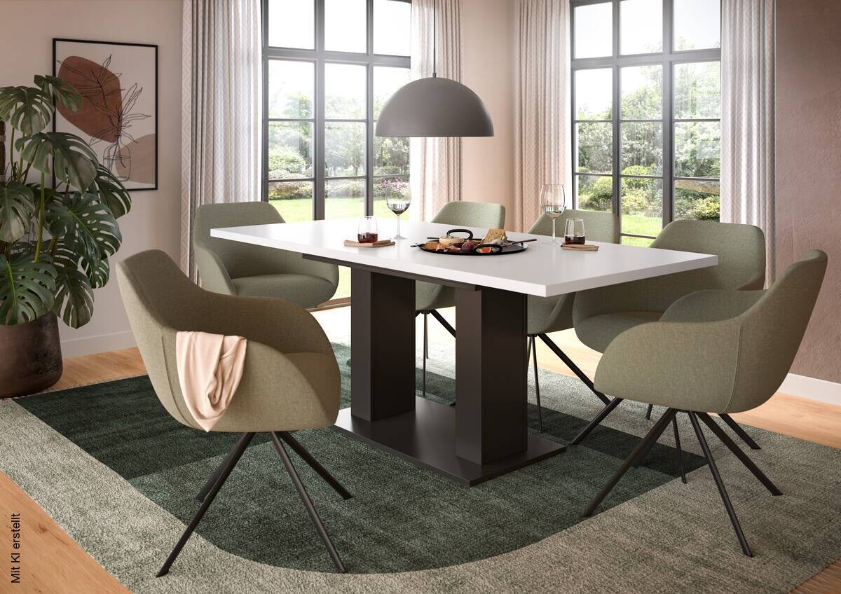 Esstisch MOTION grau B/H/T: ca. 150x76x90 cm