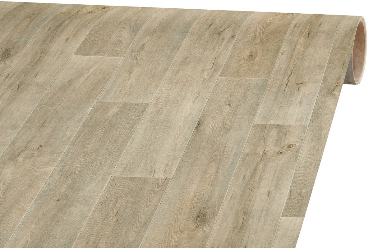 Vinylboden Iconik rustikal Eiche grau B: ca. 200 cm pro m²