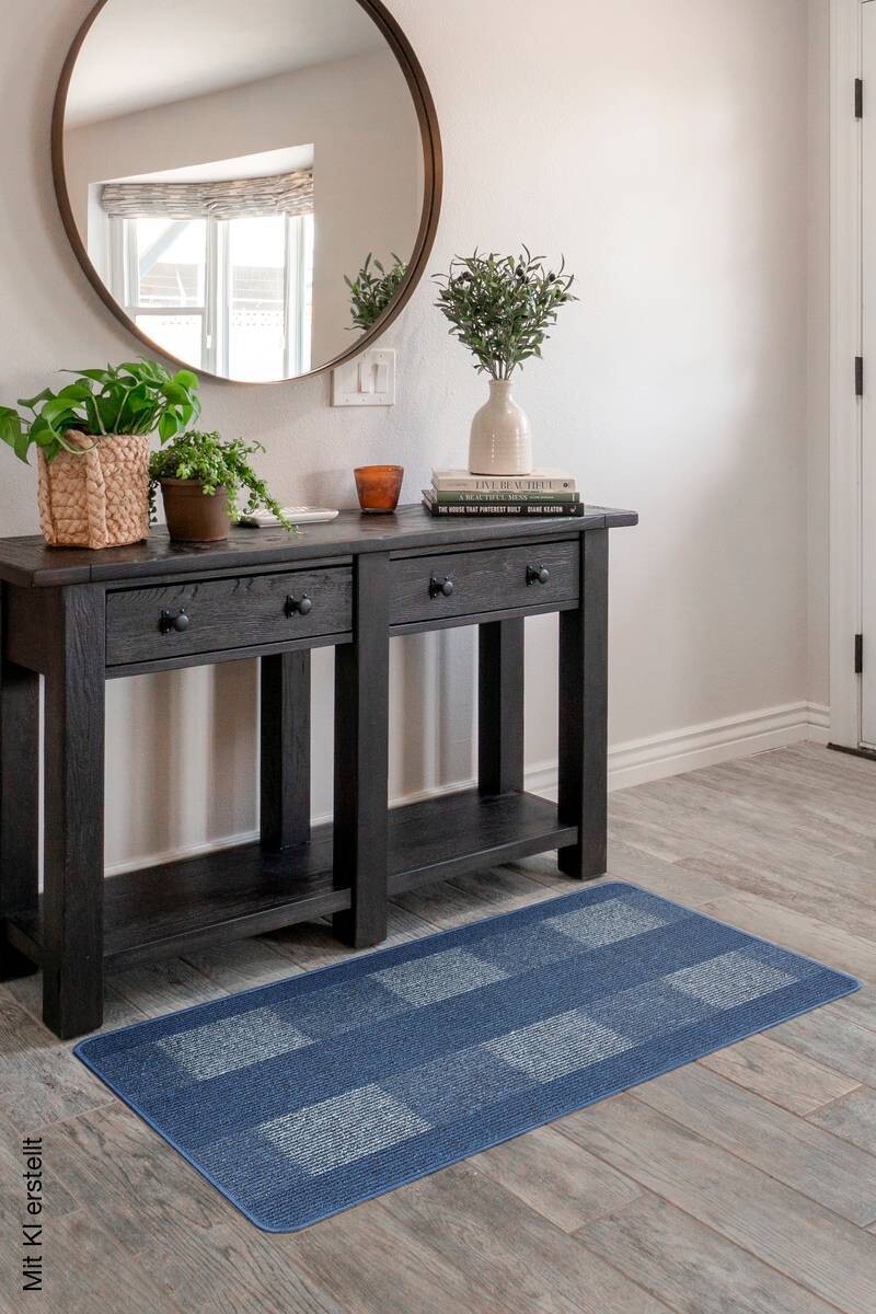 Andiamo Teppich Avallon blau B/L: ca. 67x120 cm
