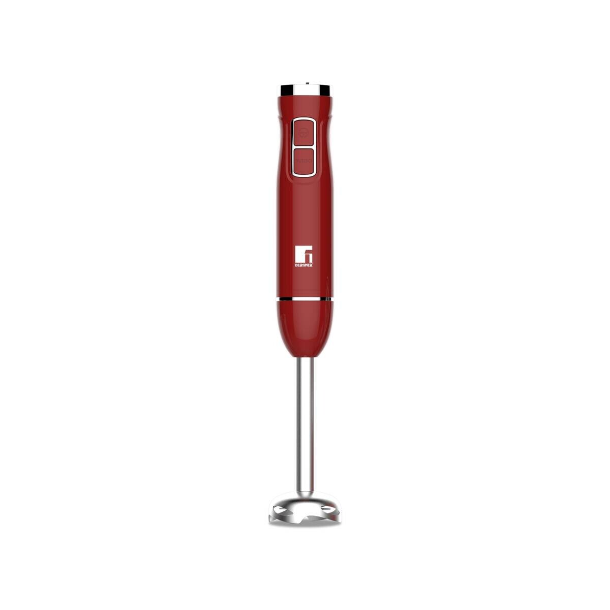 BERGNER Stabmixer-Set rot braun Edelstahl B/H/L: ca. 14,2x23x24,2 cm