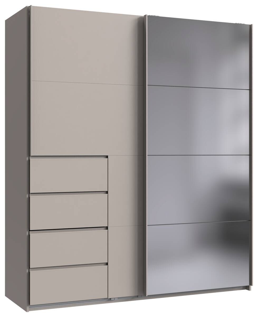 Schwebetürenschrank Bali Kaschmir B/H/T: ca. 180x208x64 cm