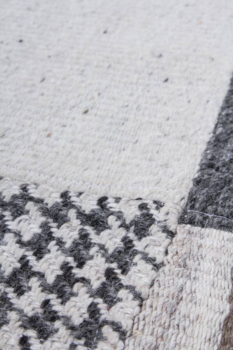 Kayoom Flachgewebeteppich Liana 210 creme B/H/L: ca. 160x1x230 cm