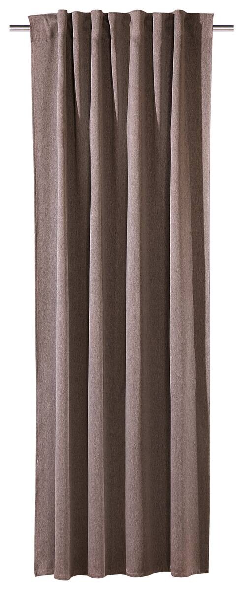 Verdunklungsvorhang Barcelona braun B/H: ca. 135x245 cm