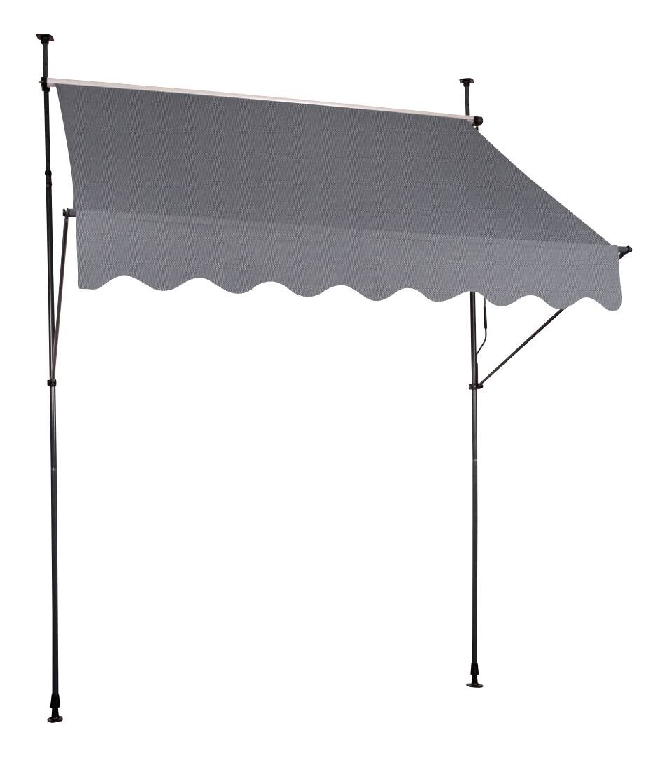 Klemm-Markise Amrum grau B/L: ca. 250x150 cm