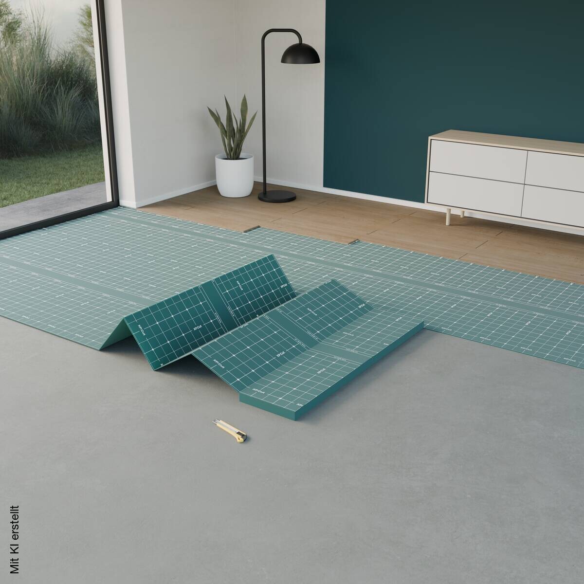 Laminatunterlage Laminatunterlage 7,49m² im Paket B/L: ca. 120x624 cm