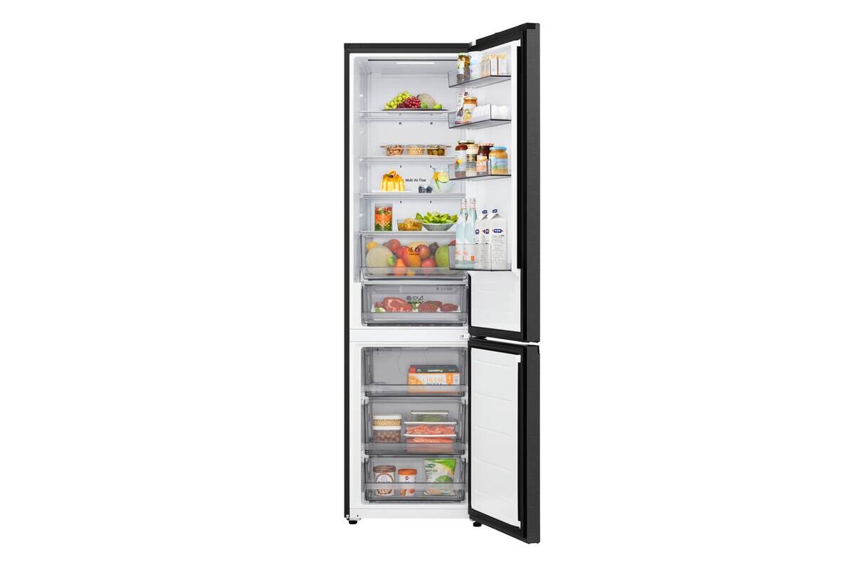 LG Kühl-/Gefrierkombination GBBSJ2CCEP schwarz B/H/T: ca. 59,7x203x67,4 cm