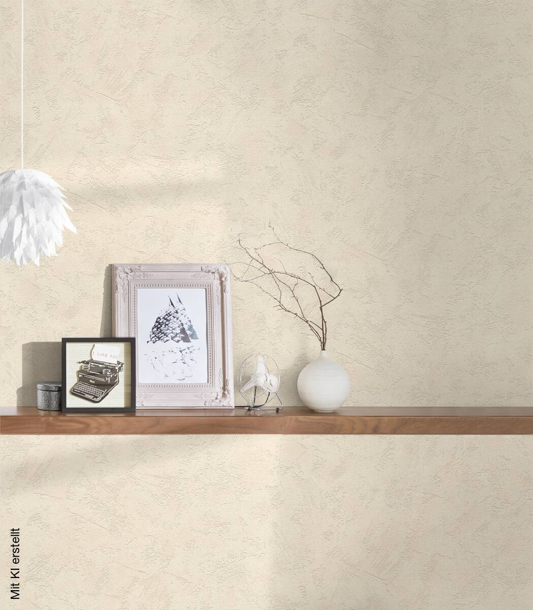 A.S.Creation Vliestapete Best of Vlies Putzoptik beige B/L: ca. 53x1005 cm