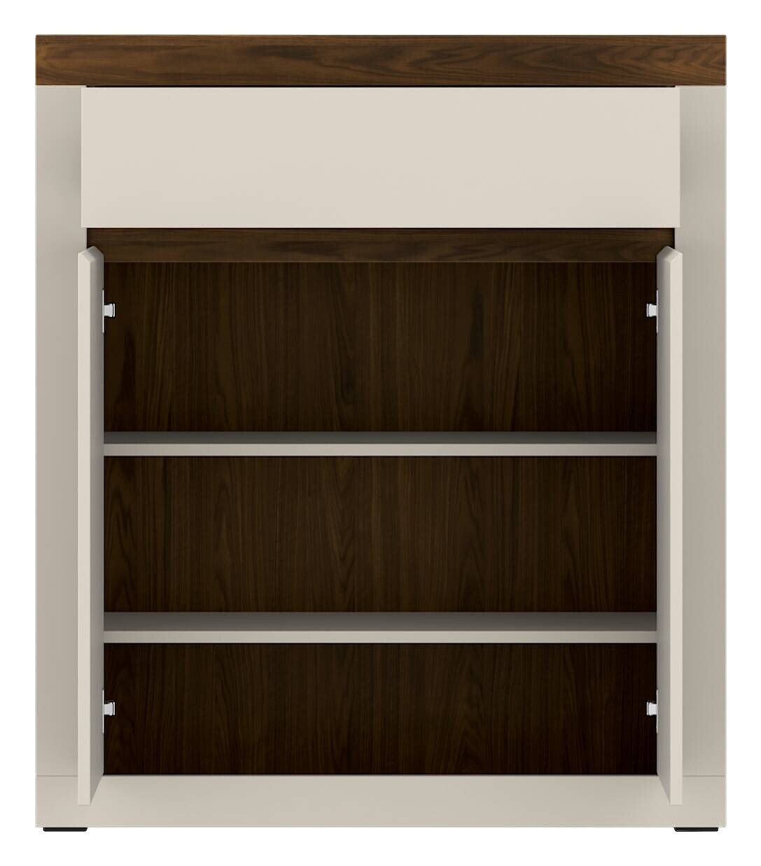 Schuhkommode Salo Cashmere Optik nussbaum Nachbildung B/H/T: ca. 94x109x37 cm