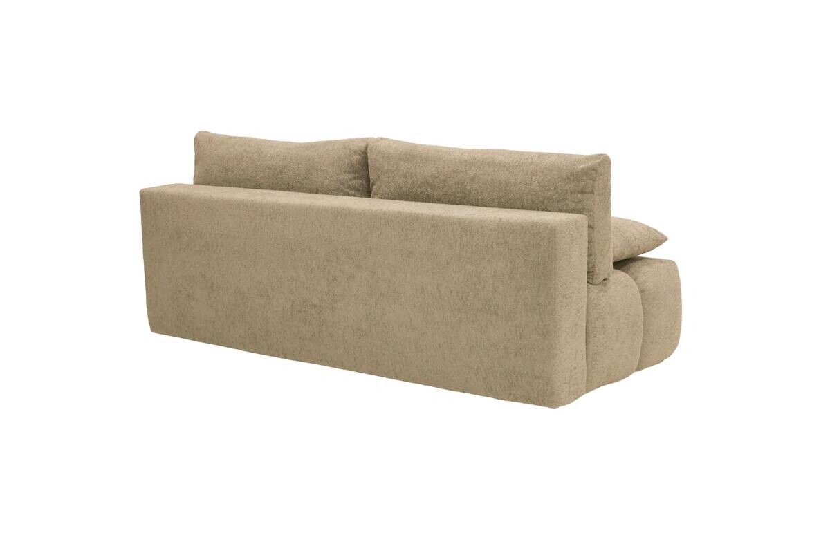 Schlafsofa beige Polyester B/H/T: ca. 210x72x105 cm