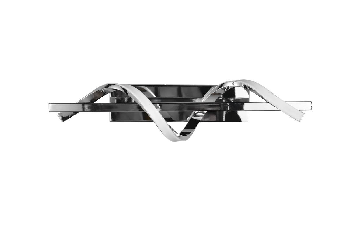 Reality LED-Wandleuchte R22201106 Isabel Chrom Metall B/H: ca. 46x12 cm 1 Brennstellen