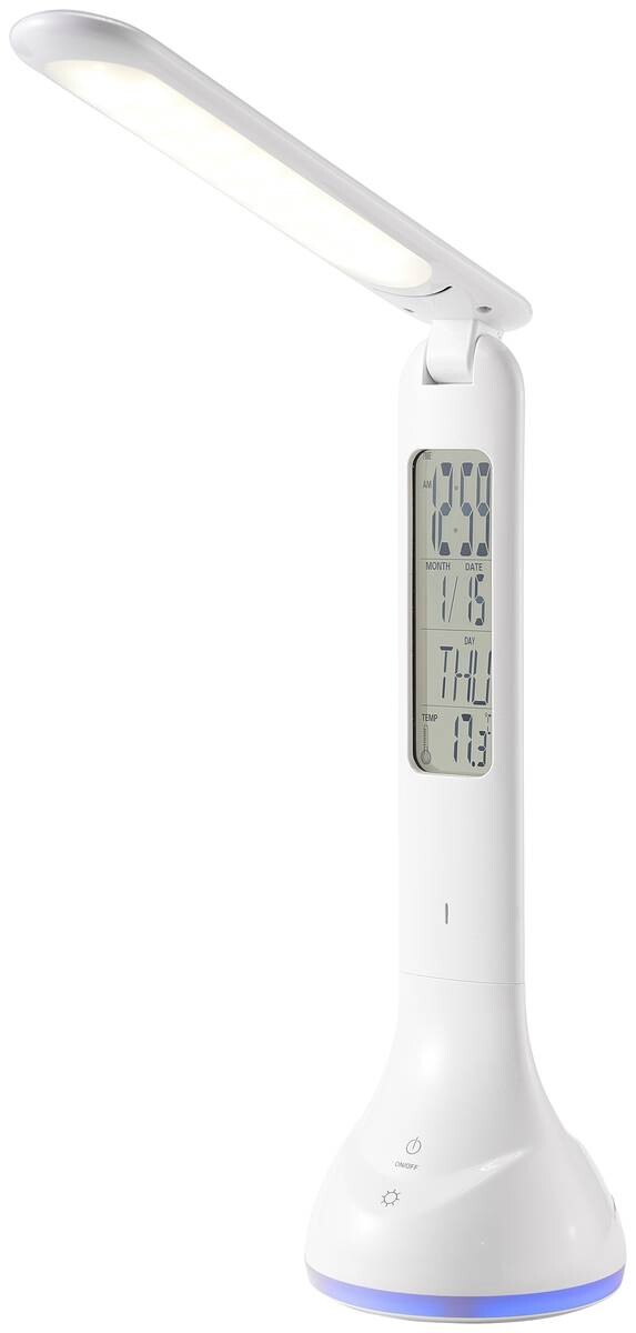 POCOline Schreibtischleuchte Lena weiß Kunststoff H/D: ca. 35x9 cm 1 Brennstellen