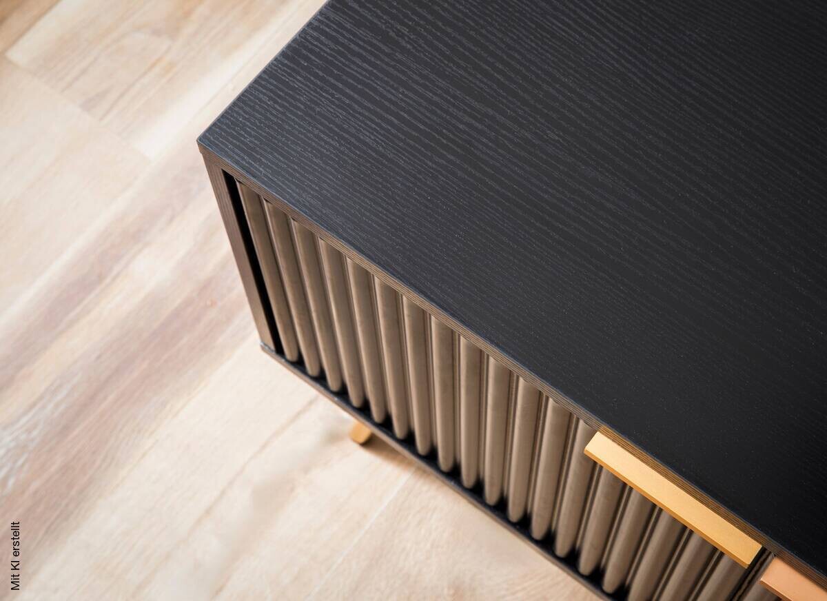Lowboard schwarz B/H/T: ca. 150x51x39 cm