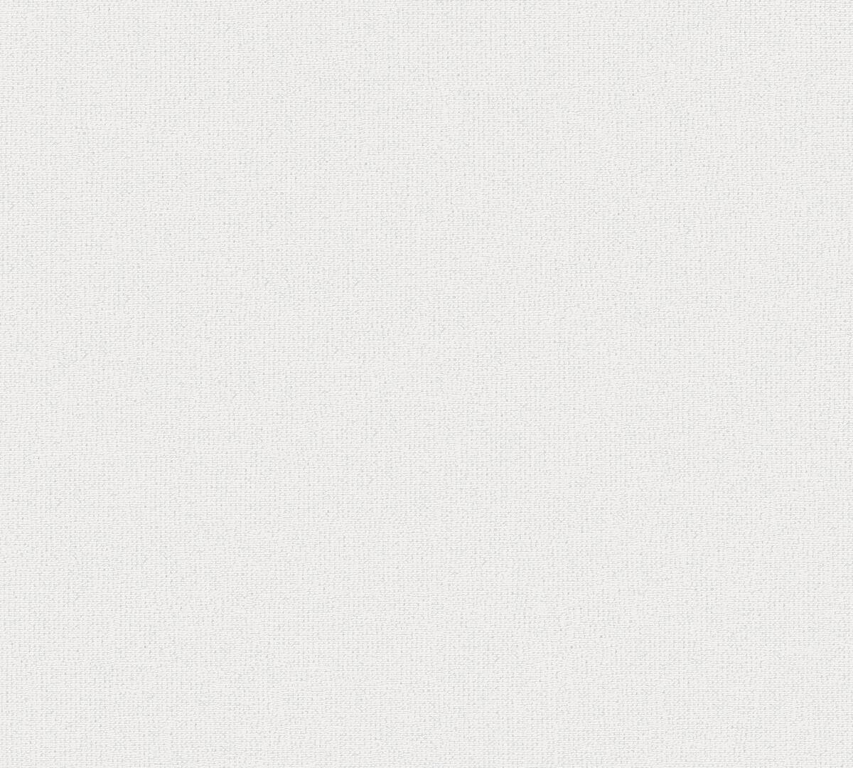 A.S.Creation Vliestapete Attractive 2 Uni weiß weiß B/L: ca. 53x1005 cm
