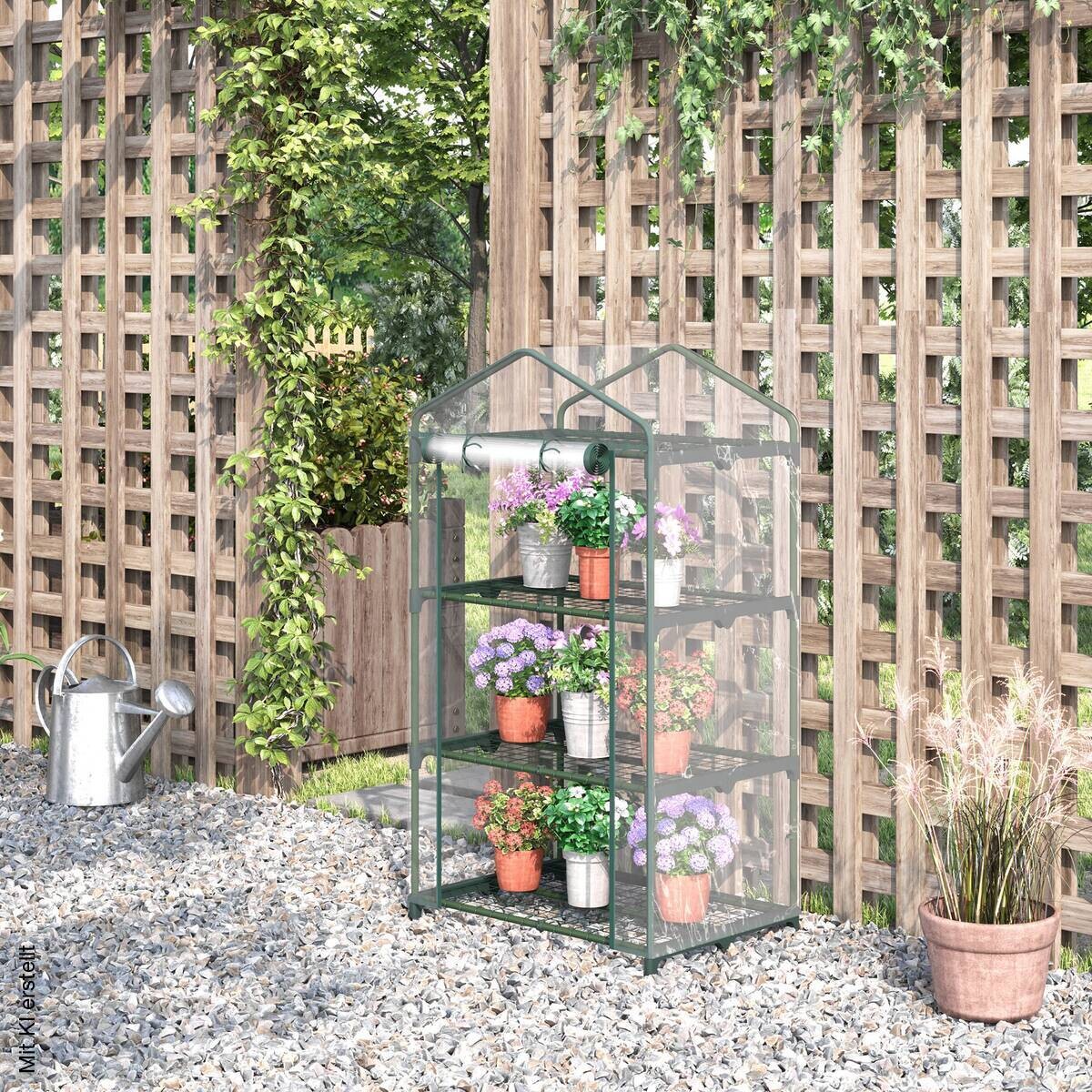Outsunny Gewächshaus B/H/T/L: ca. 49x125x49x69 cm transparent