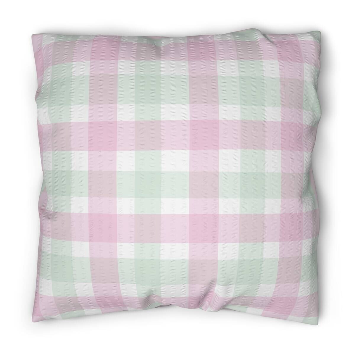 Microfaser Bettwäsche Seersucker rosa mint 100% Polyester B/L: ca. 135x200 cm
