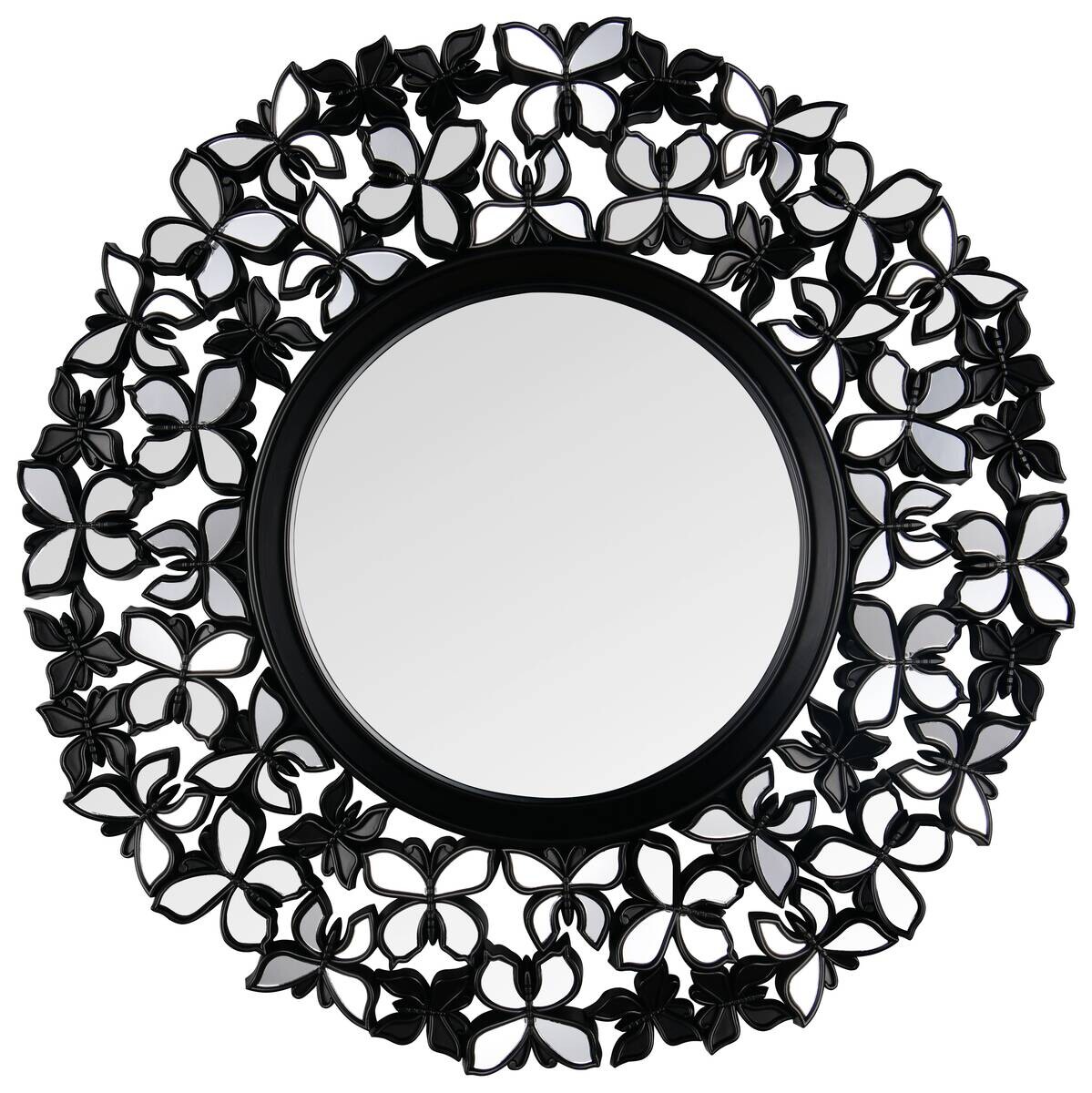 Dekospiegel Lou schwarz T/D: ca. 4x58 cm