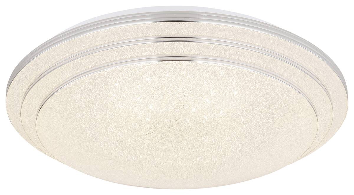 GLOBO Deckenleuchte 48419-18 Aley Opal weiß Metall Acryl H/D: ca. 9,5x40 cm