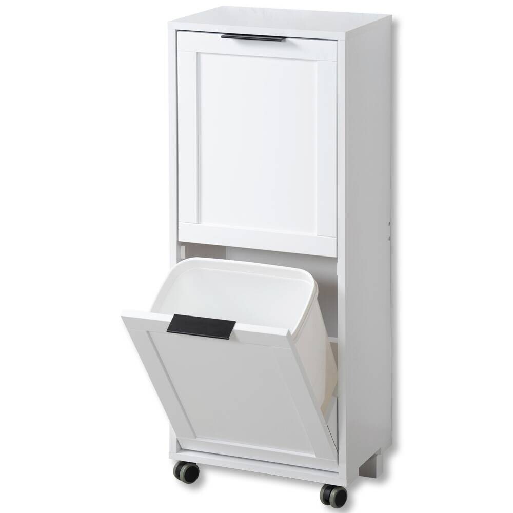 Kesper Universalschrank weiß Spanplatte B/H/T: ca. 35x89x23 cm