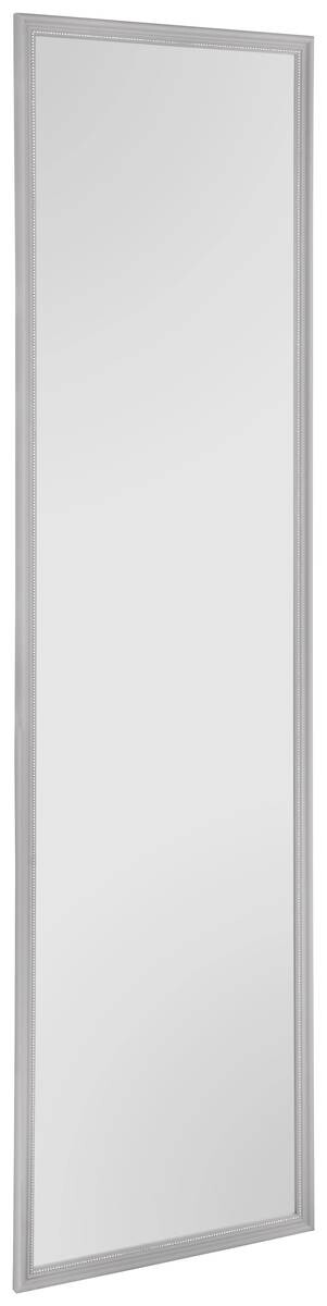 Mirrors & More Rahmenspiegel Nadine grau silber Optik B/H: ca. 34x125 cm