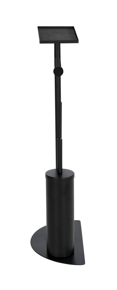 WENKO Stand-WC-Garnitur Cosenza Neo schwarz Edelstahl