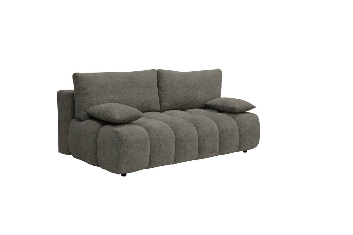 Schlafsofa dunkelgrau Polyester B/H/T: ca. 210x72x105 cm
