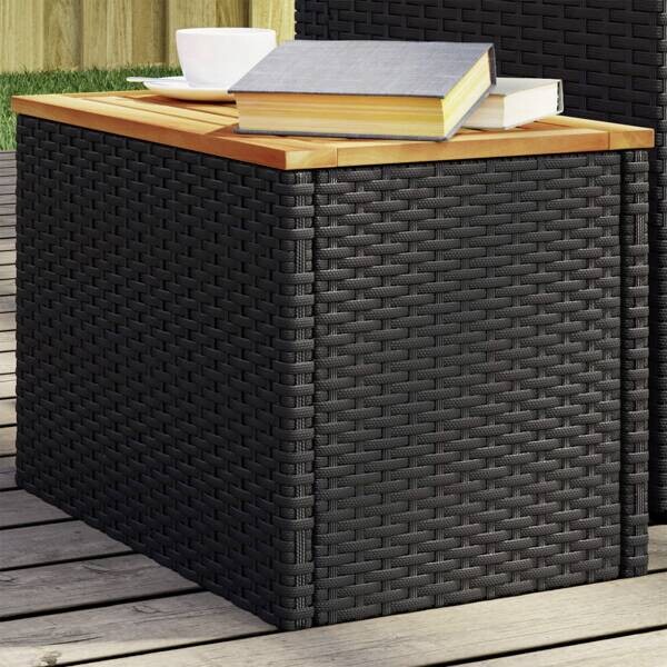 vidaXL Beistelltisch braun Kunststoff B/H/L: ca. 34x37x55 cm