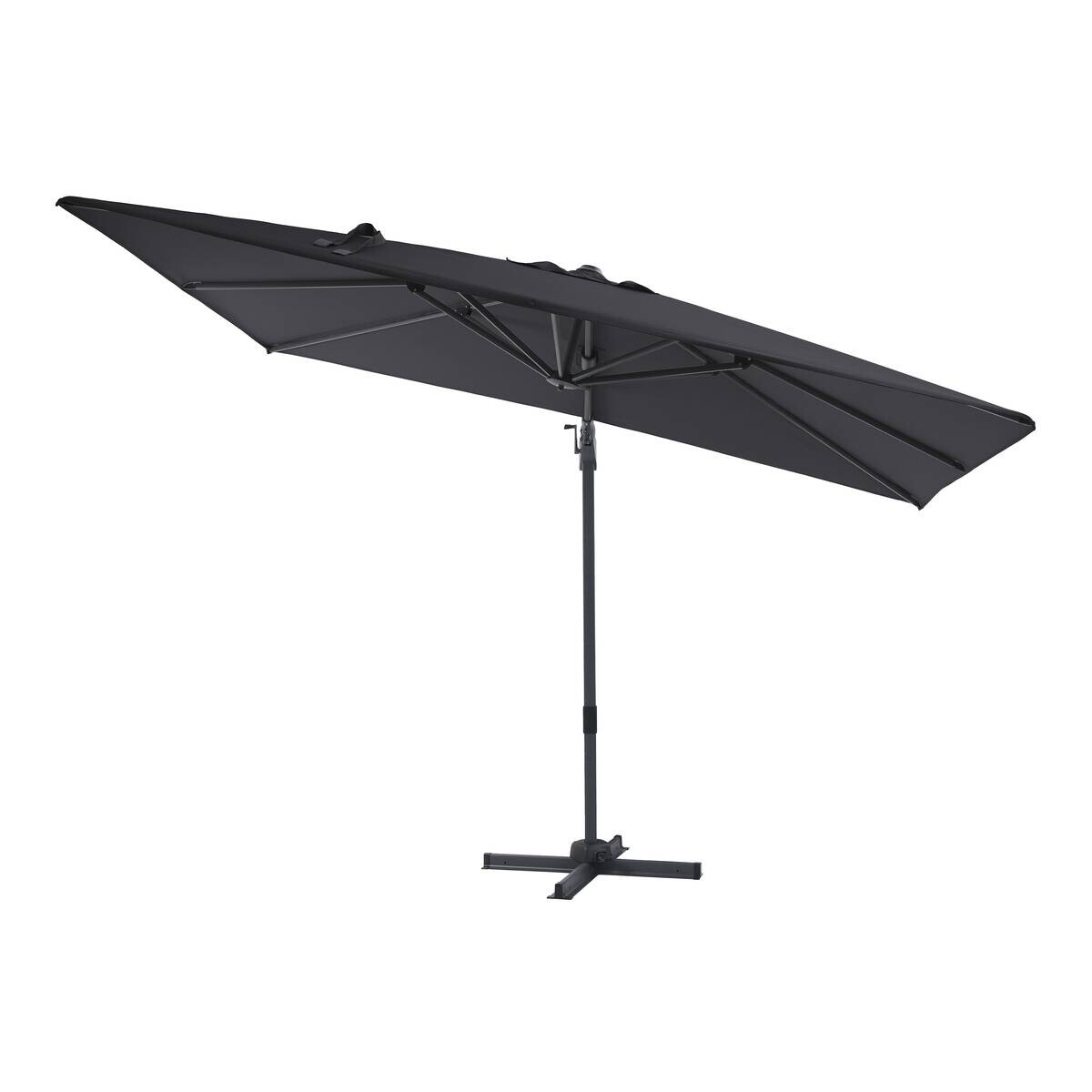 AXI Outdoor Living Ampelschirm Milad anthrazit Metall B/H/L: ca. 200x250x300 cm