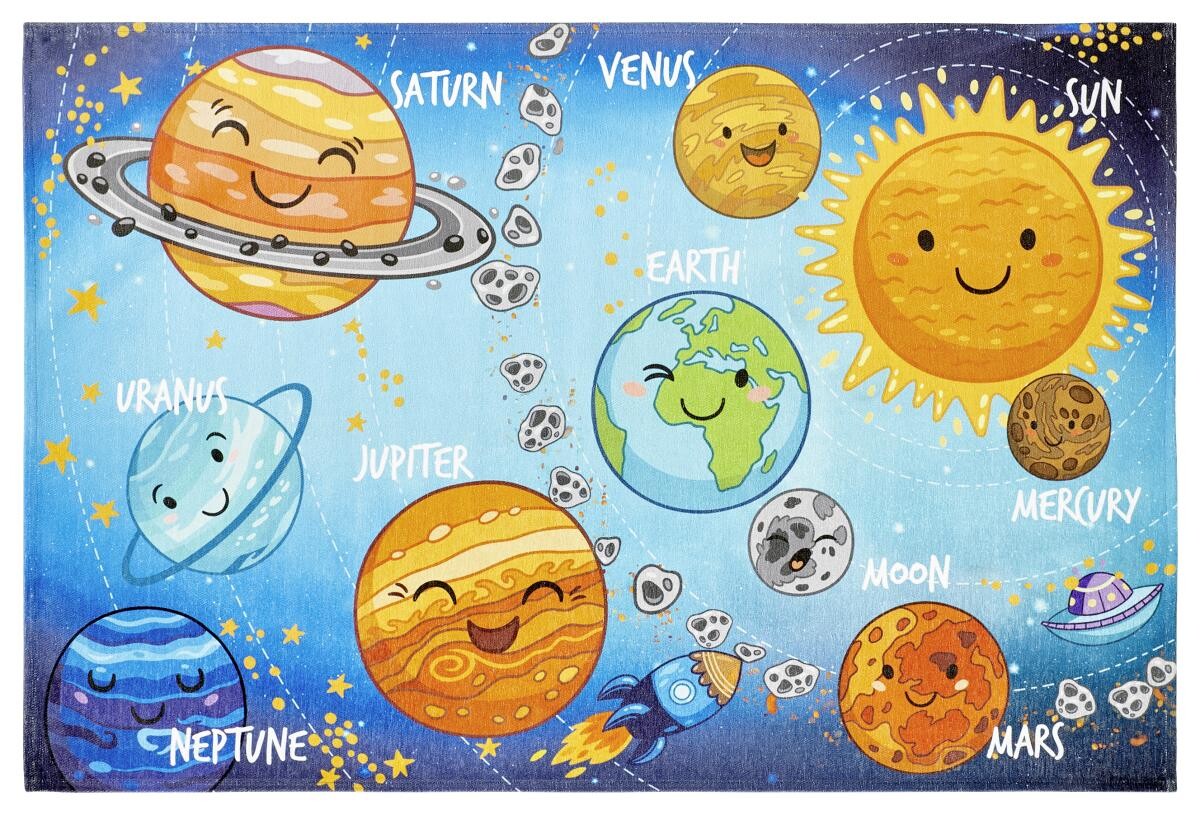 Obsession Kinderteppich My Fun Kids Multi B/L: ca. 80x120 cm