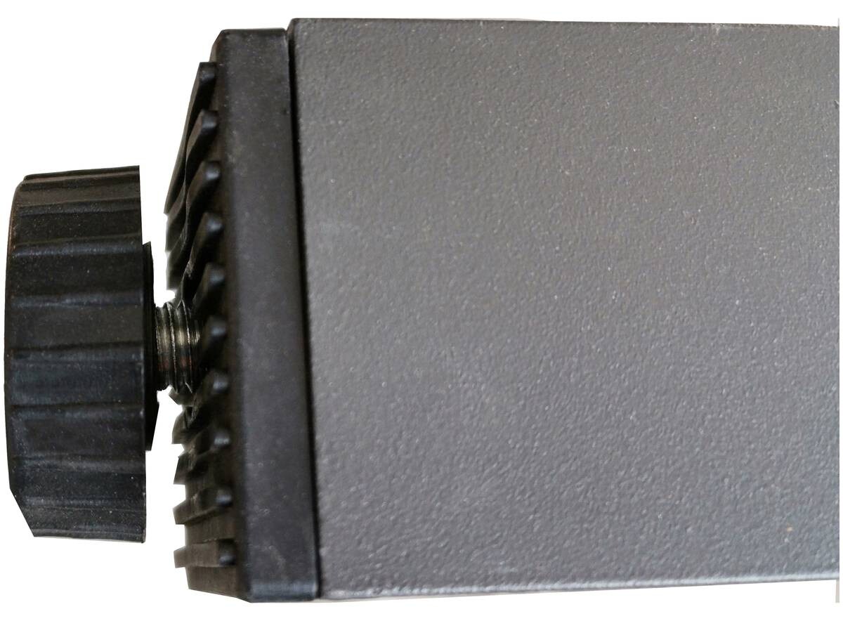 VCM Gartentisch anthrazit Aluminium B/H/L: ca. 98x73x190 cm