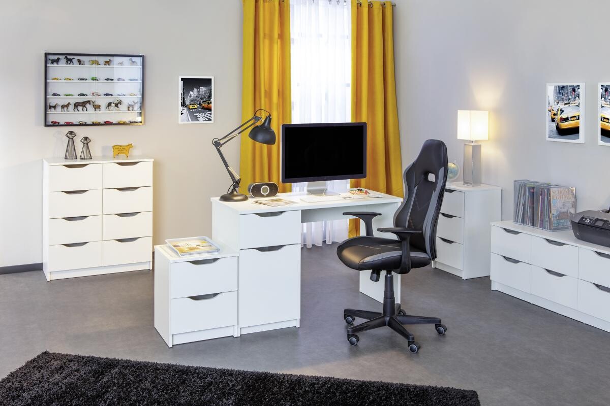 Kommode WESTPHALEN weiß B/H/T: ca. 82x92x41 cm