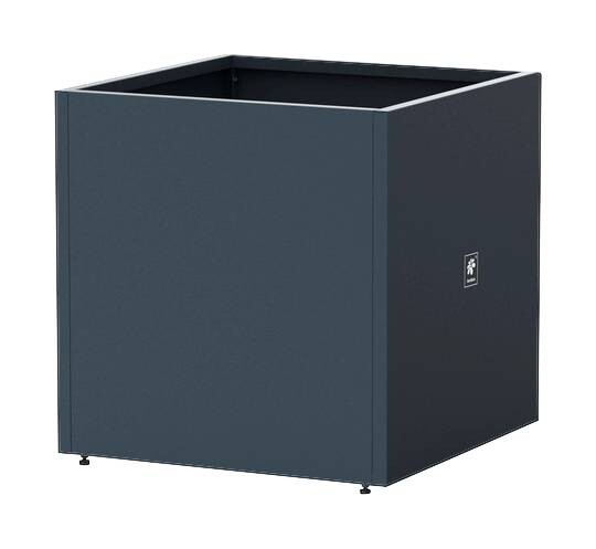 Herstera Garden Pflanzkasten anthrazit Metall B/H/L: ca. 70x70x70 cm