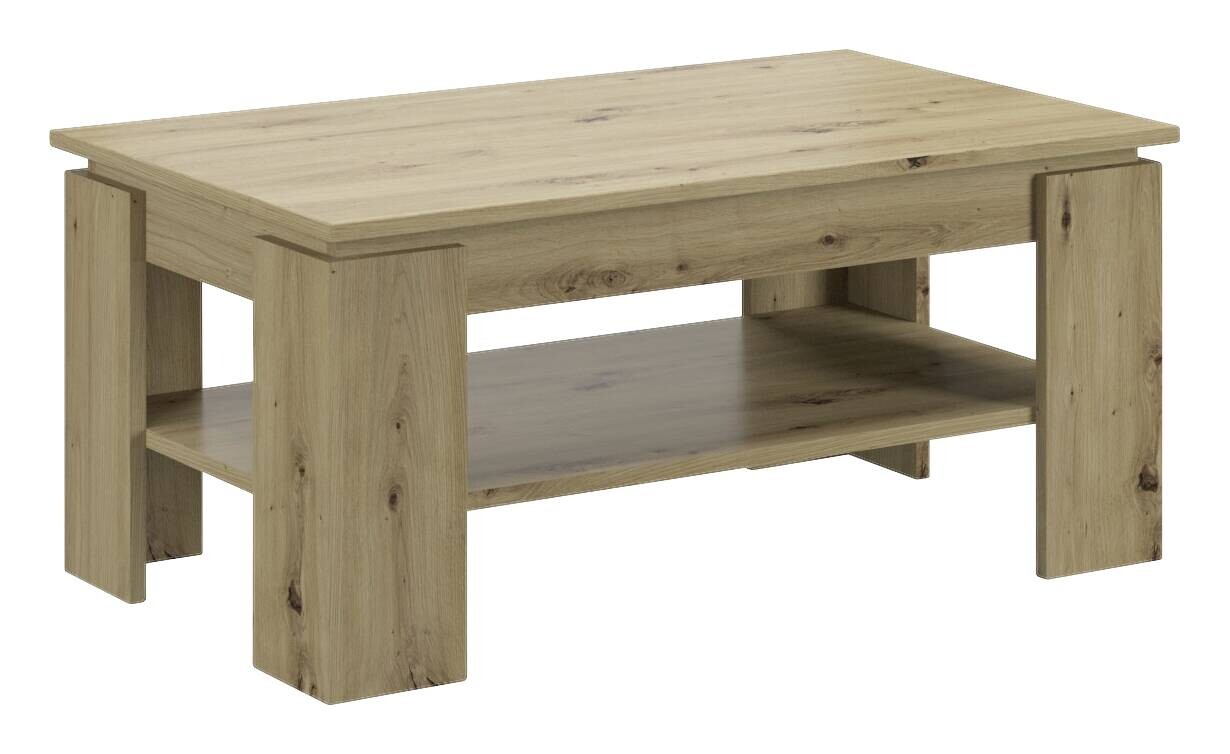 xonox.home Couchtisch Titan Eiche Artisan B/H/T: ca. 100x45x60 cm