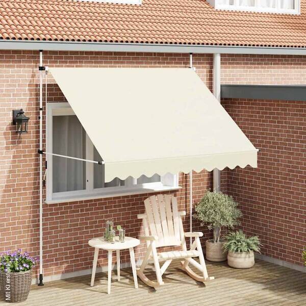 vidaXL Markise creme B/L: ca. 250x300 cm