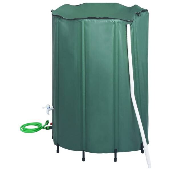 vidaXL Wassertonne grün