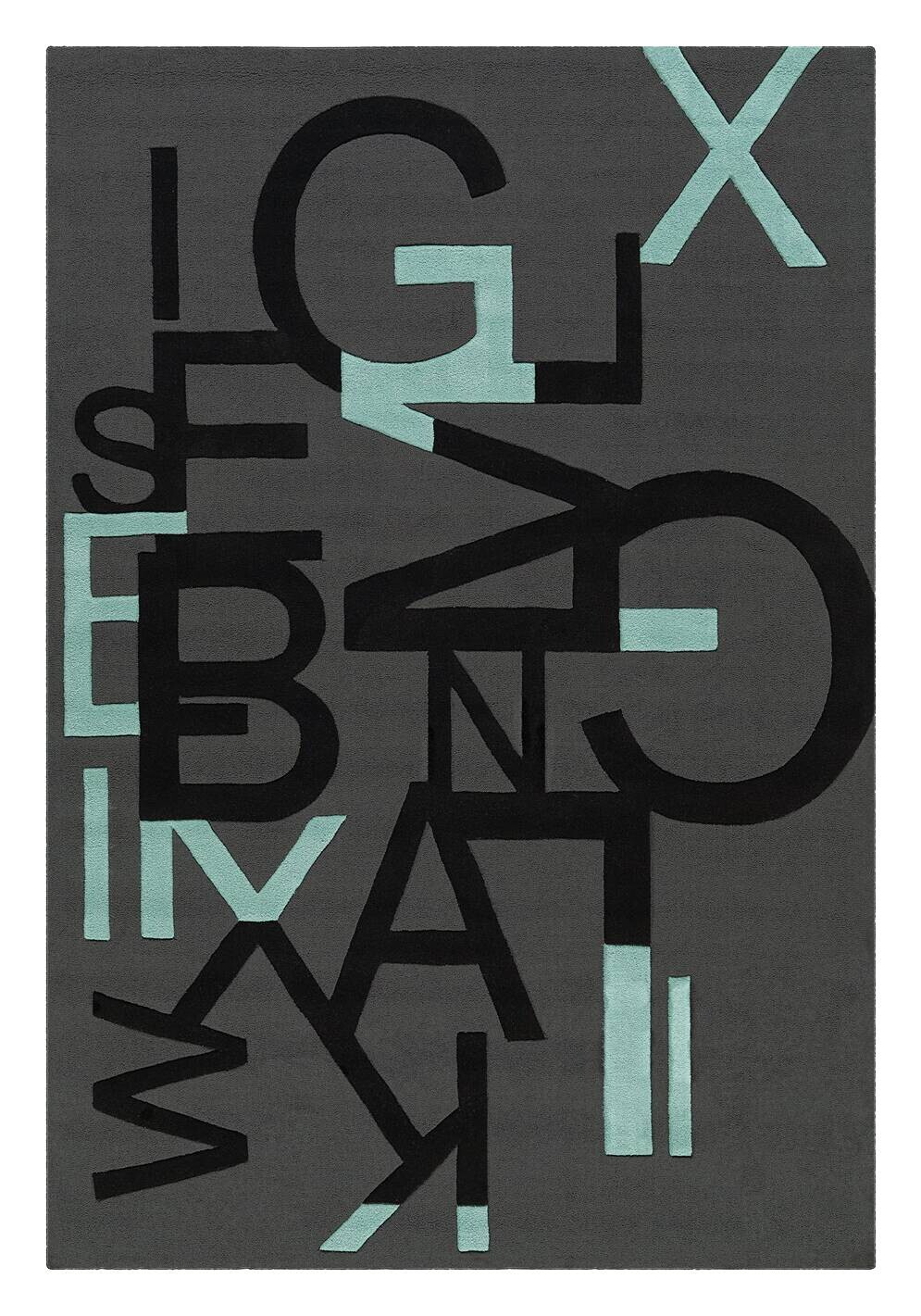 Arte Espina Kurzflorteppich Sam 4161 schwarz B/L: ca. 140x200 cm