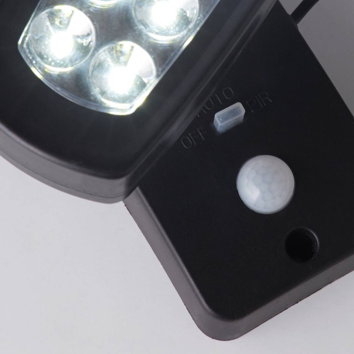 LED-Außenwandleuchte klar schwarz B/H/T: ca. 15,5x14,5x11 cm