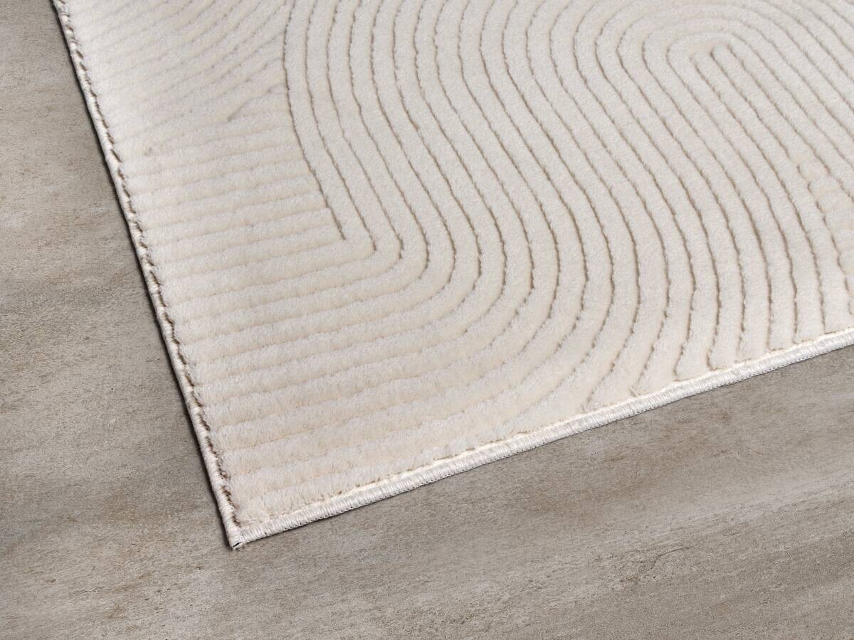Dinarsu Teppich Stilo creme B/L: ca. 140x200 cm