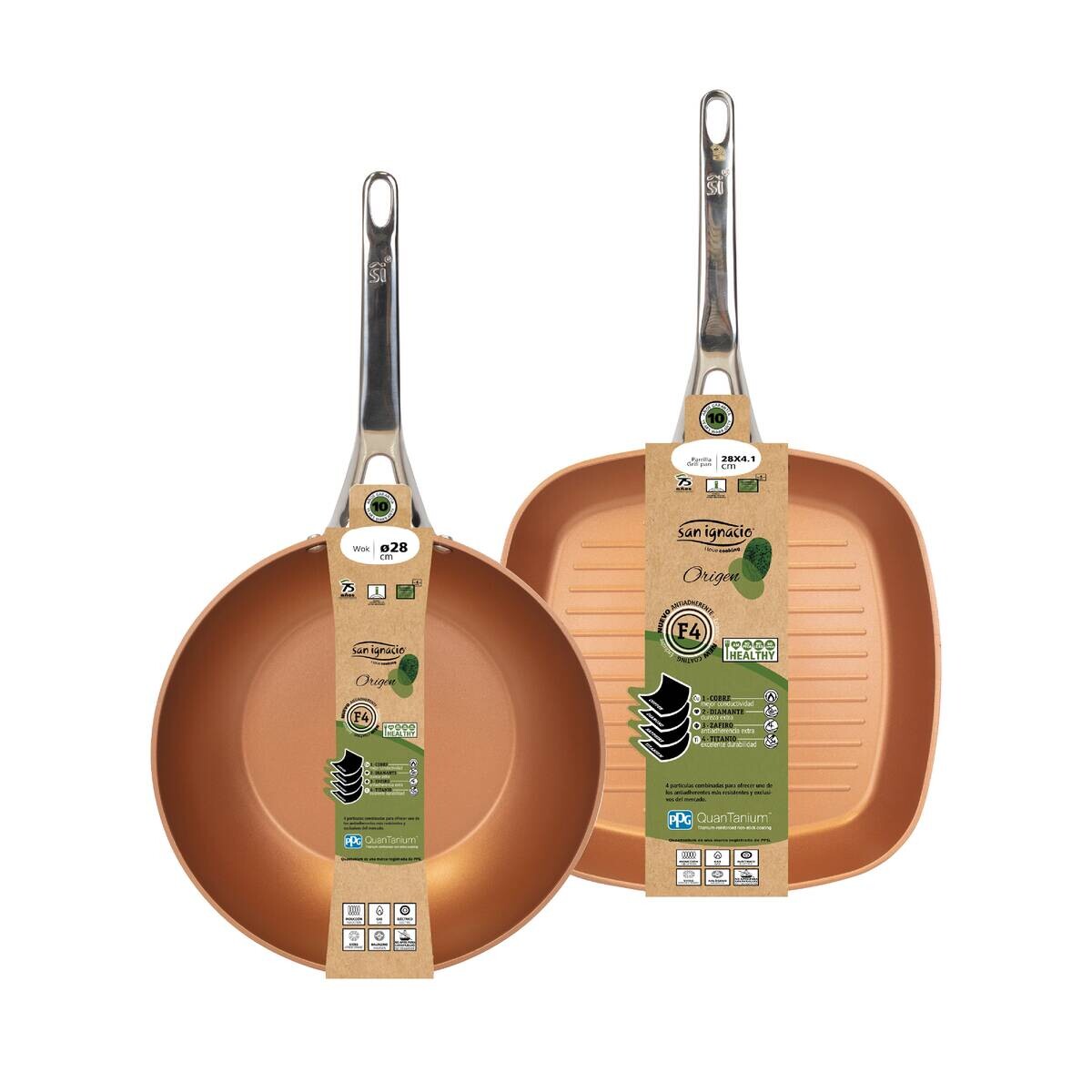 BERGNER Pfannenset Origen Kupfer Aluminium 2 tlg.