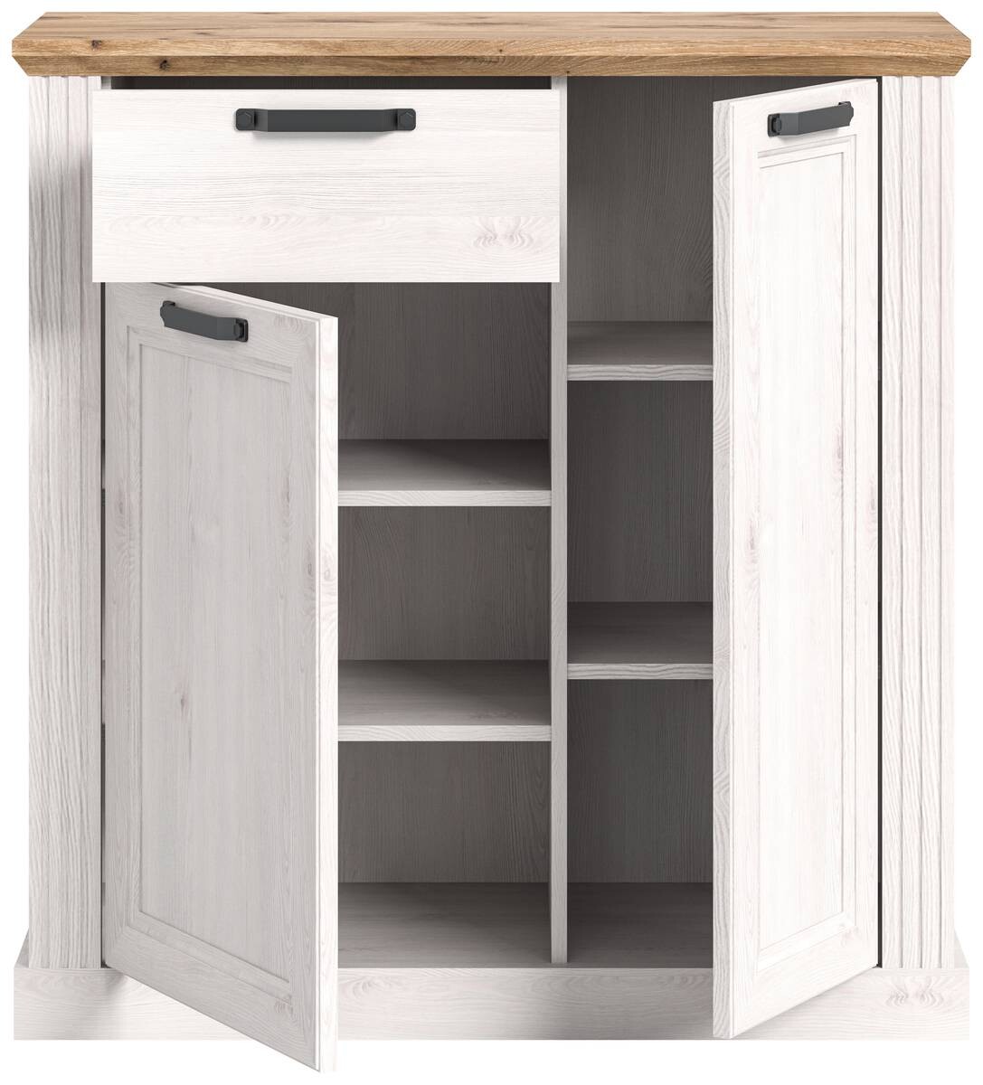 Kommode Panto Pinie Nachbildung Eiche Nelson Nachbildung B/H/T: ca. 98x103x40 cm