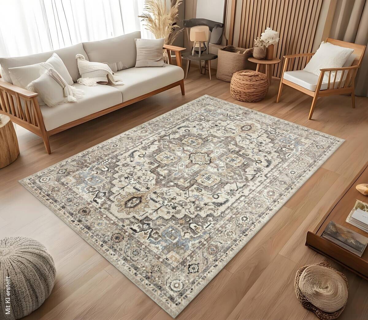 Teppich Silk beige B/L: ca. 160x230 cm